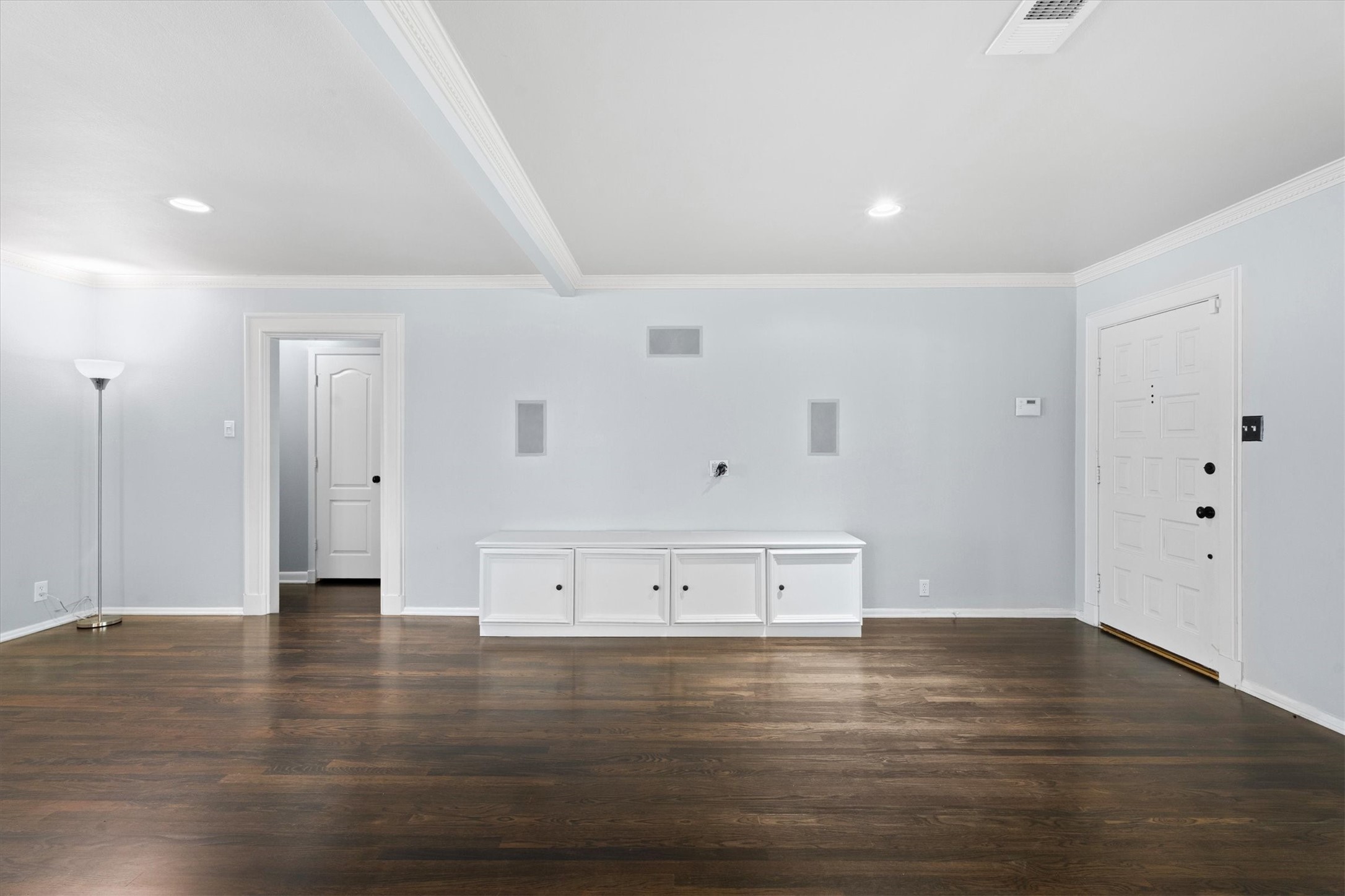 1328 Bingle Road Houston, TX 77055 - Photo 9 of 48 Built-in entertainment cabinet with built-in speakers for surround sound