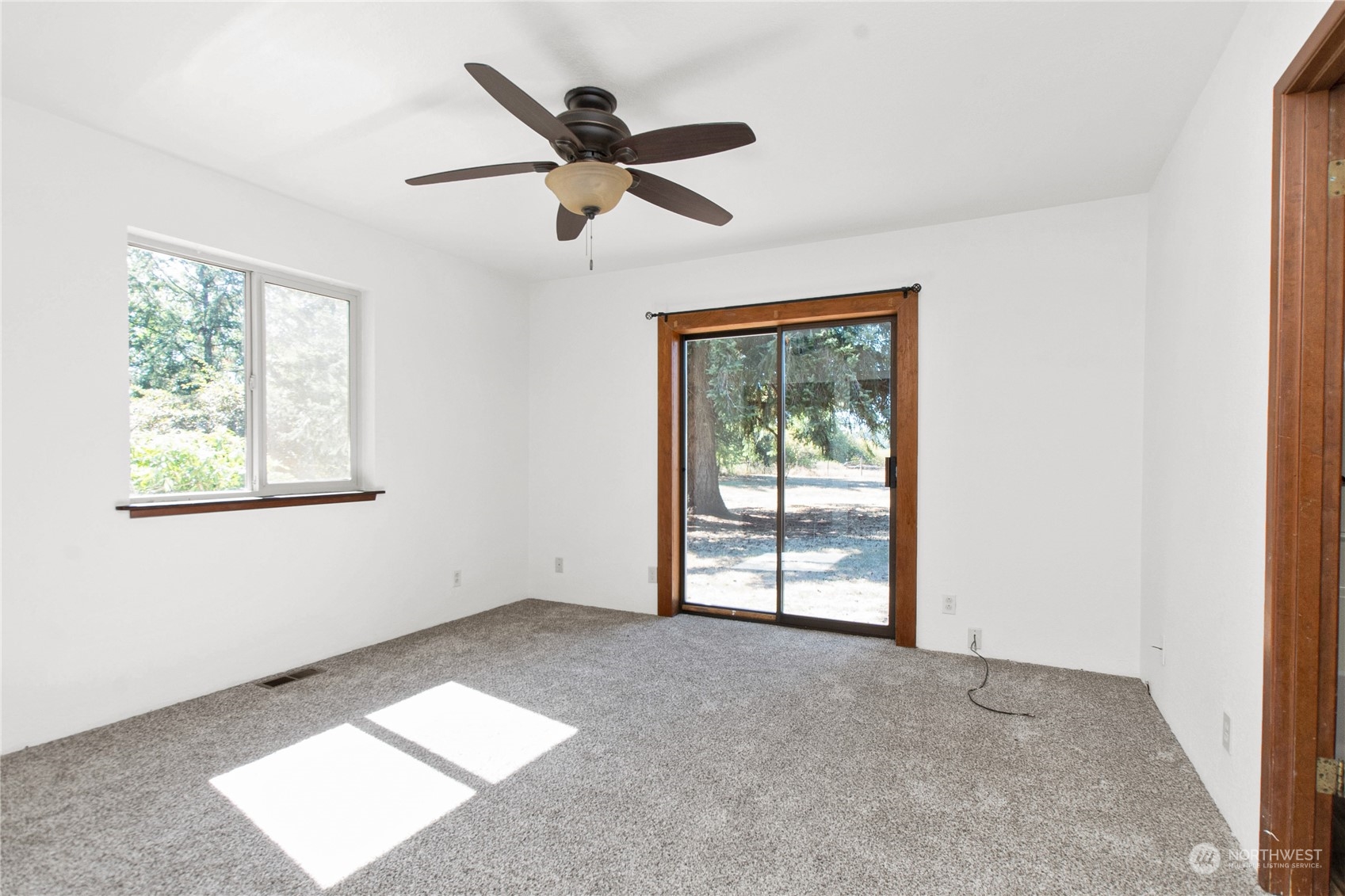 16635 Case Road Southwest Rochester, WA 98579 - Photo 23 of 35 a view of an empty room with a window