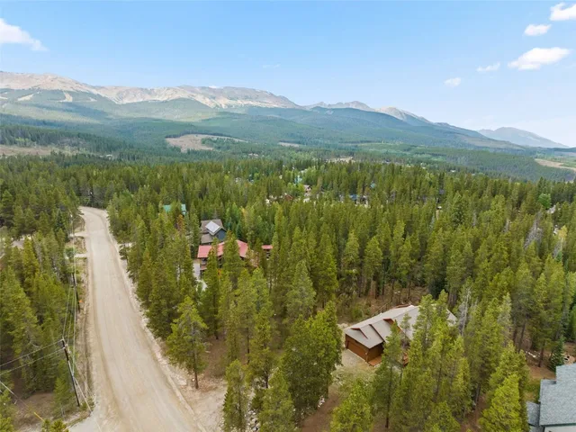 a view of a lake with a mountain in the background