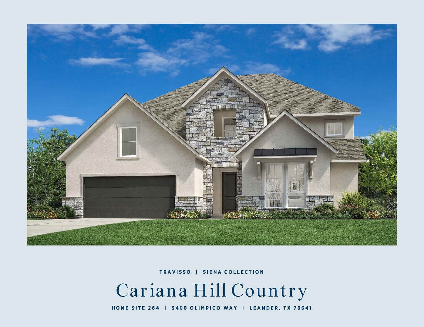 5405 Bellano Bend Leander, TX 78641 - Photo 1 of 13 a view of a front of a house with a yard