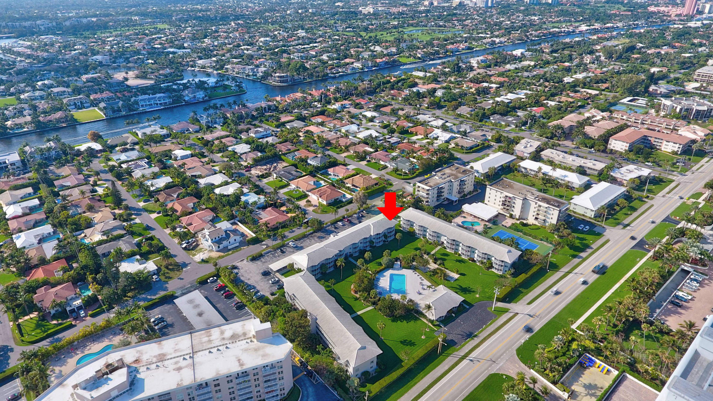 2730 Banyan Road, Unit B1 Boca Raton, FL 33432 - Photo 29 of 35 Aerial from Southeast 1
