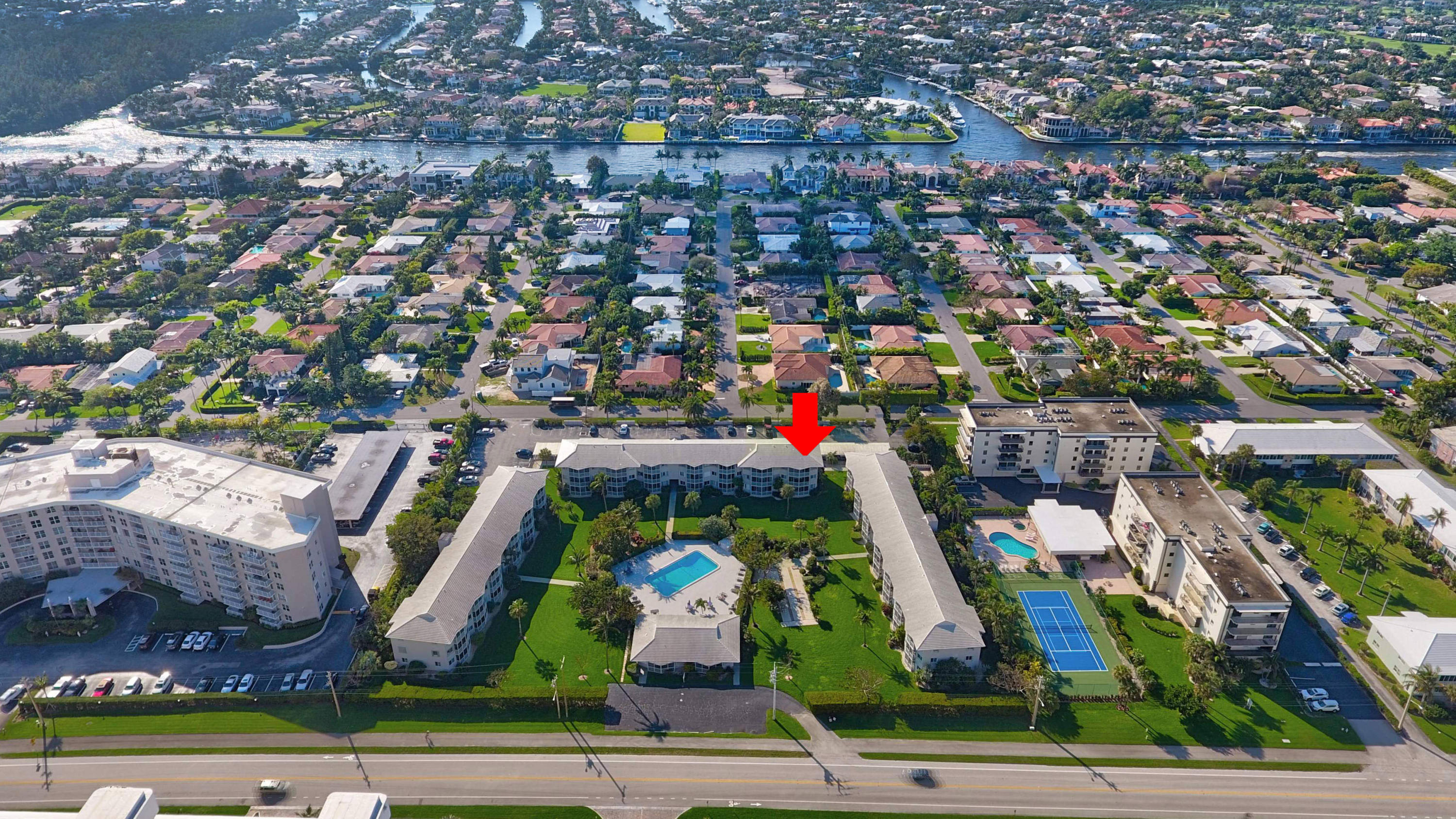 2730 Banyan Road, Unit B1 Boca Raton, FL 33432 - Photo 30 of 35 Aerial from East 1