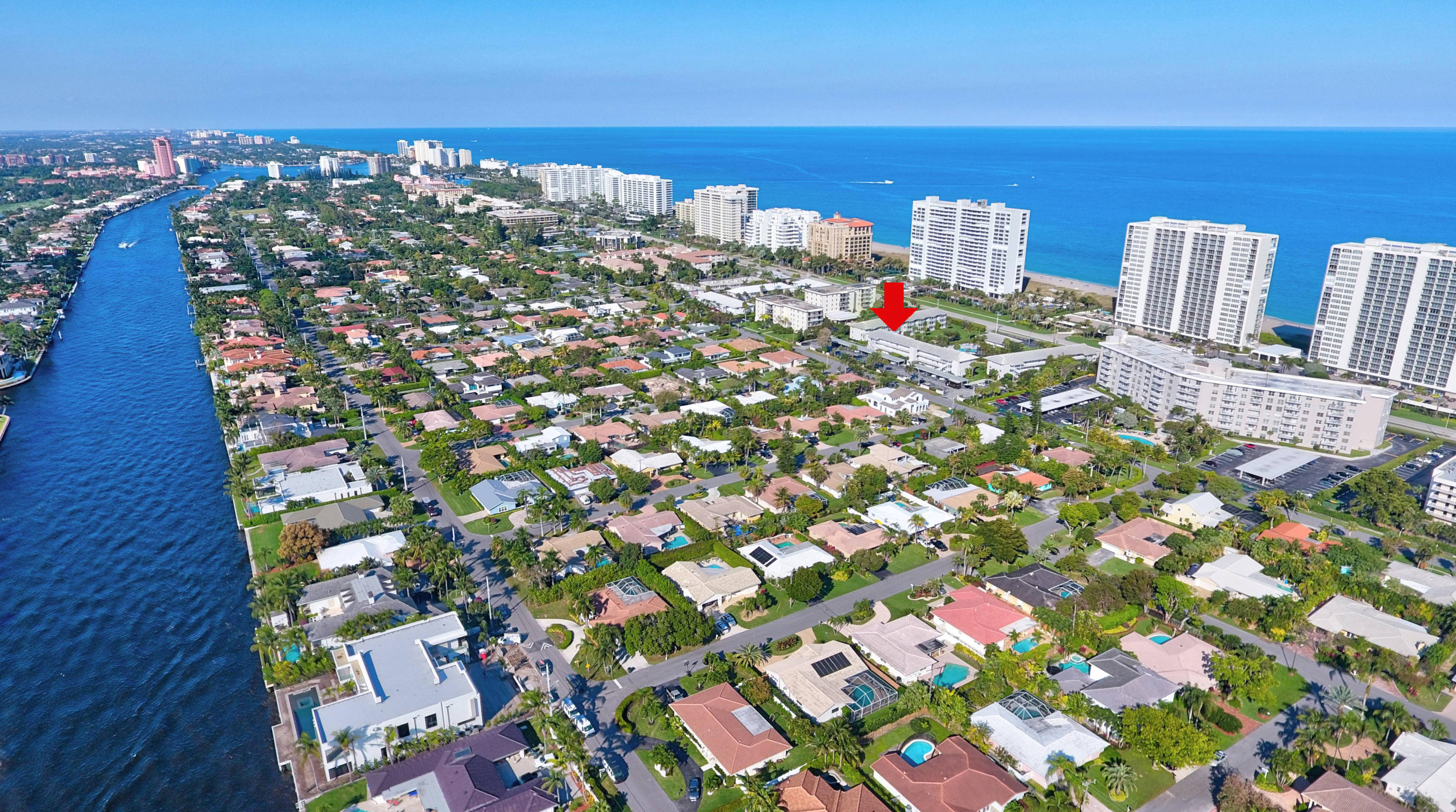 2730 Banyan Road, Unit B1 Boca Raton, FL 33432 - Photo 35 of 35 Aerial from Southwest 3