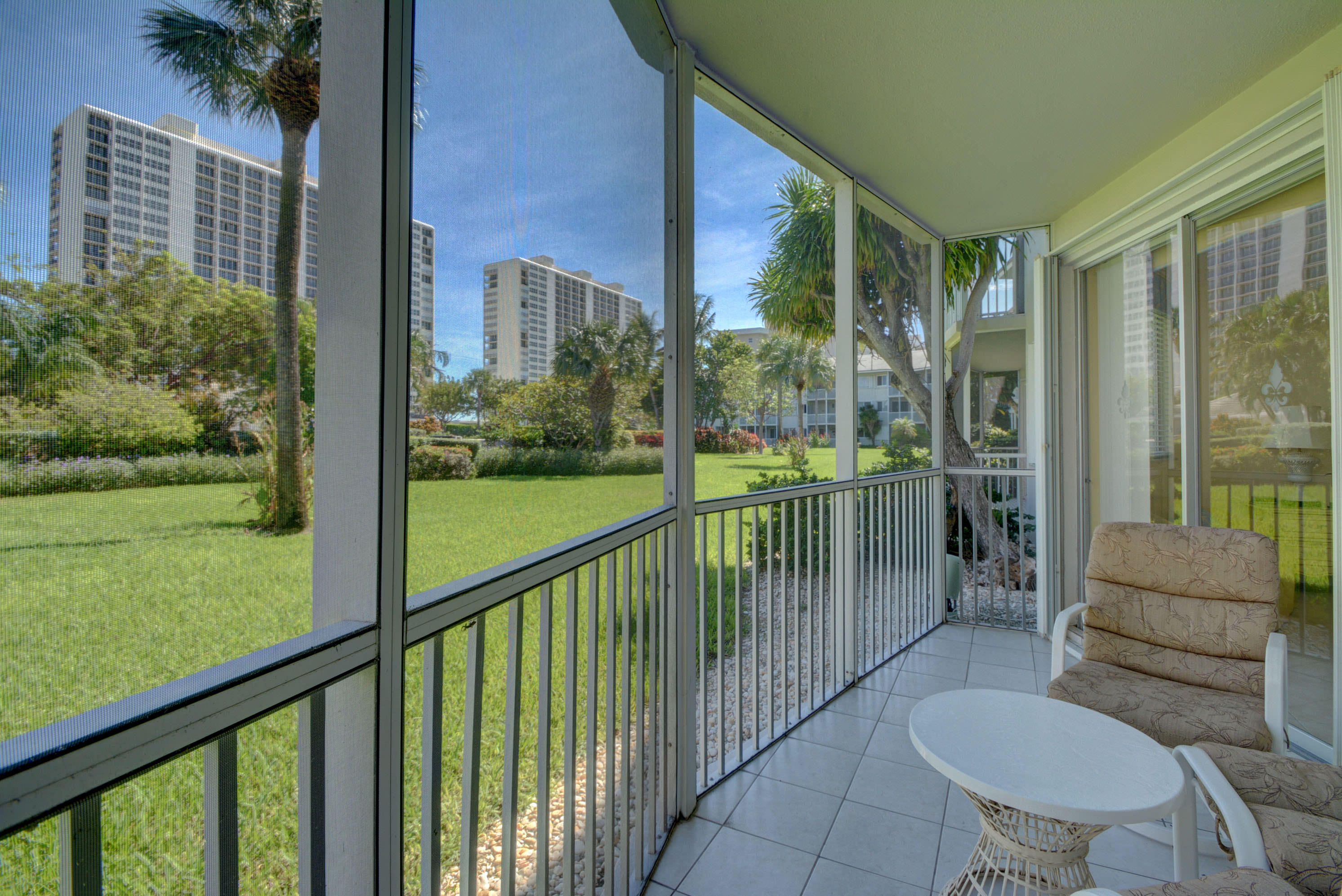 2730 Banyan Road, Unit B1 Boca Raton, FL 33432 - Photo 8 of 35 Screened-in Patio 1