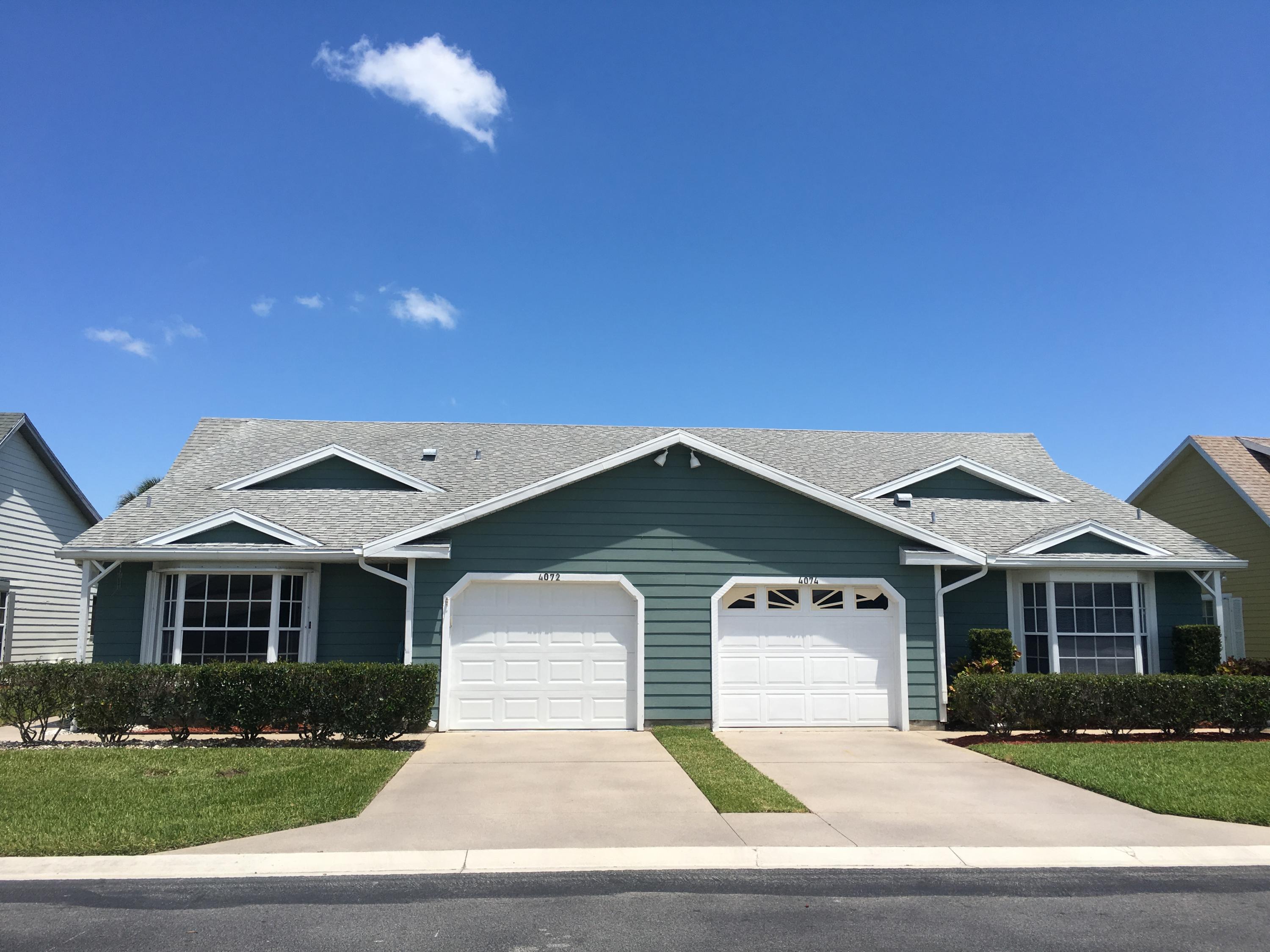 4072 Gator Trace Road Fort Pierce, FL 34982 - Photo 2 of 25 Villa on the left.