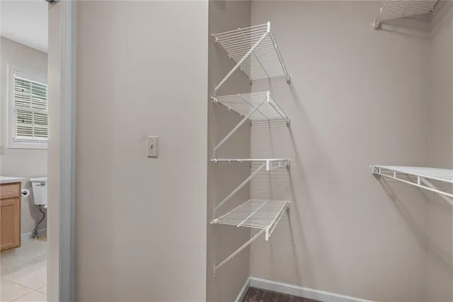 a view of an empty room