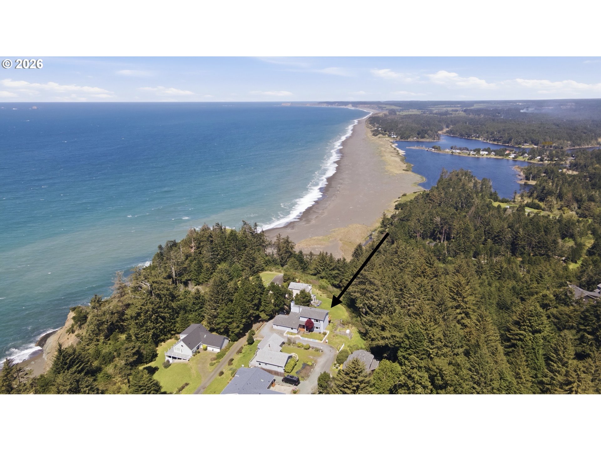 220 Flake Street Port Orford, OR 97465 - Photo 31 of 37 Drone View/UAV