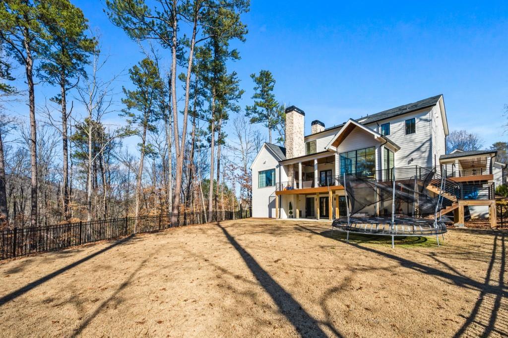 287 Mountain View Ridge Northwest Marietta, GA 30064 - Photo 76 of 77 a view of a house with snow on the road