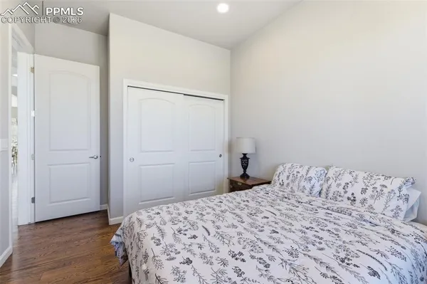 a view of room with window and furniture