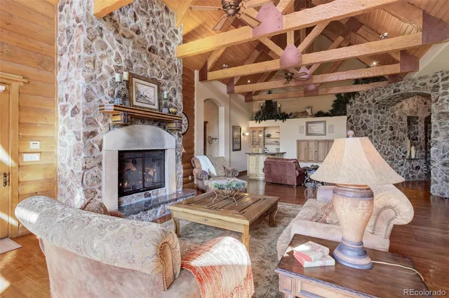 a kitchen with stove and cabinets