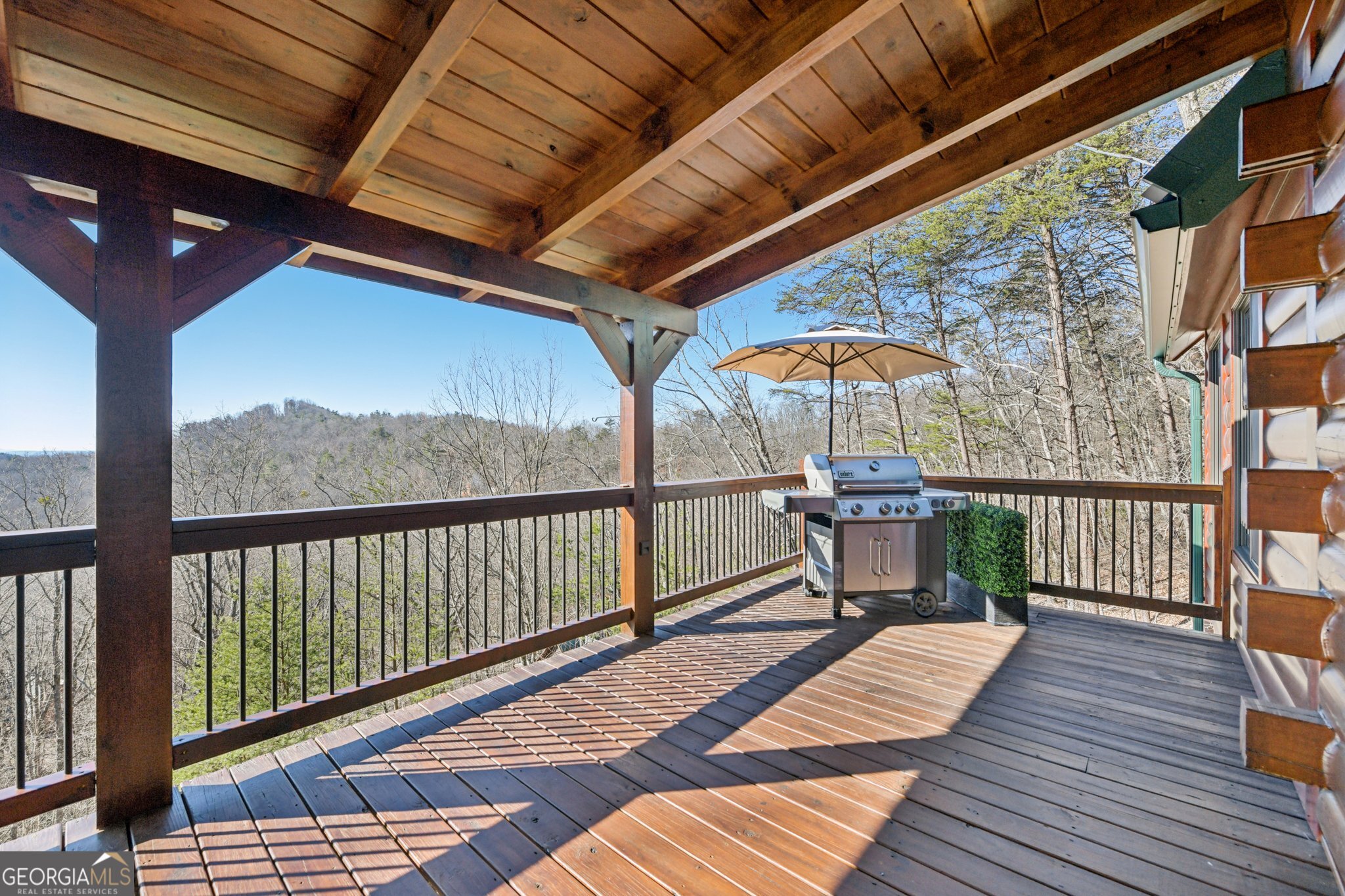232 Ranch Mountain Drive Dahlonega, GA 30533 - Photo 24 of 78 a view of balcony with wooden floor