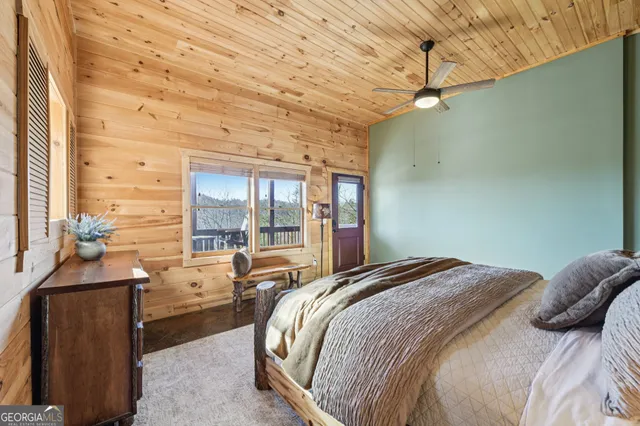 a view of a mountain range with trees