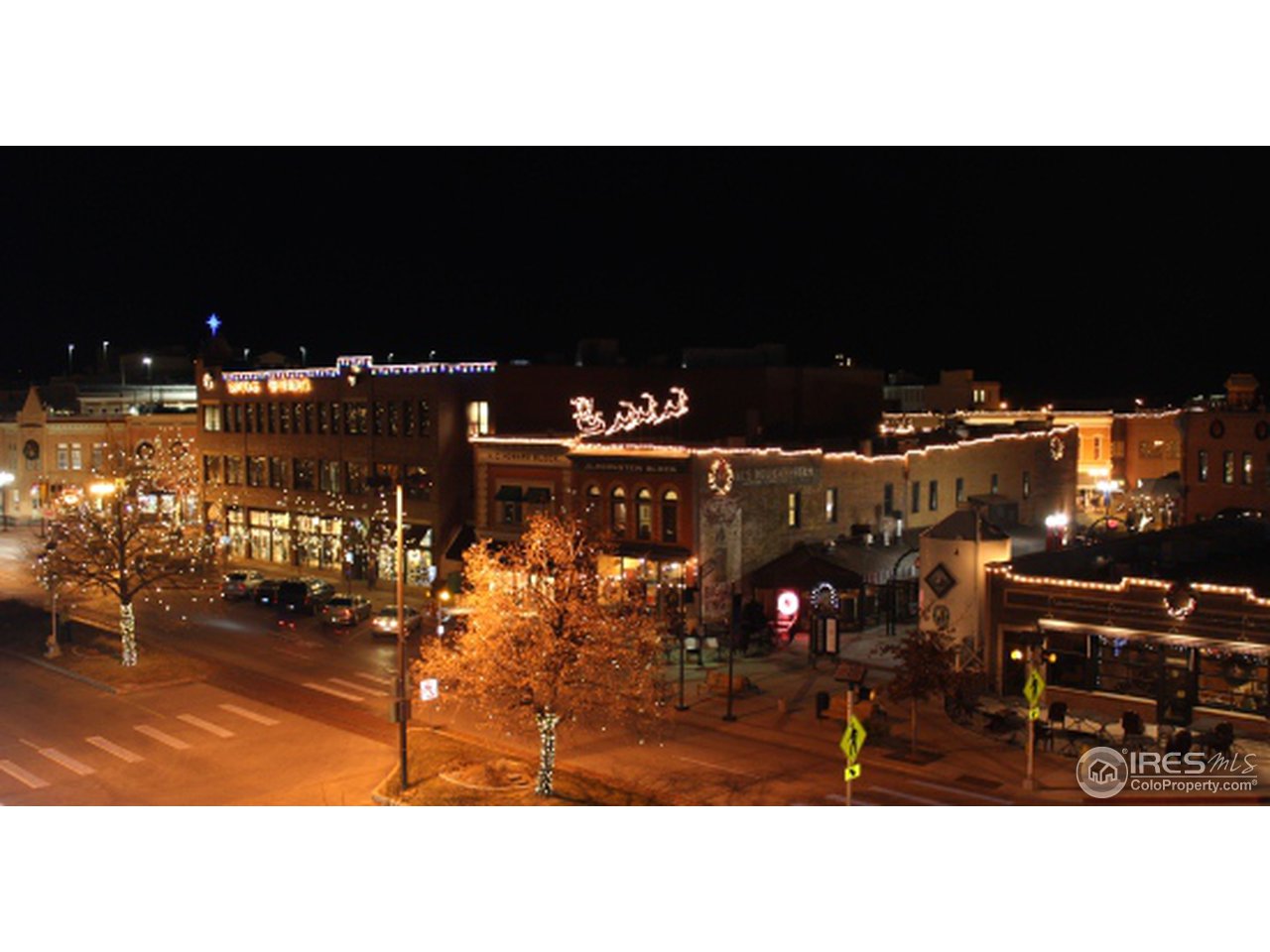 417 Briarwood Road Fort Collins, CO 80521 - Photo 19 of 20 Old Town Fort Collins at night