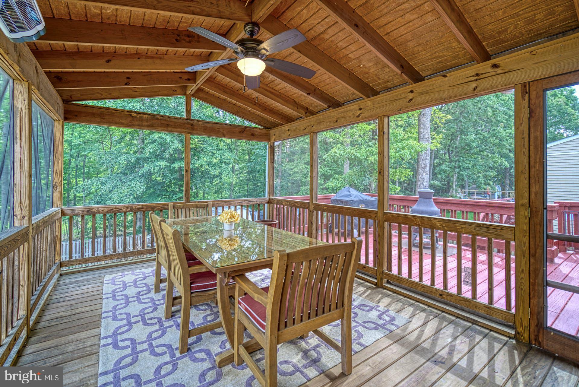 8286 Raindrop Way Springfield, VA 22153 - Photo 24 of 40 Screened-In Porch View 1