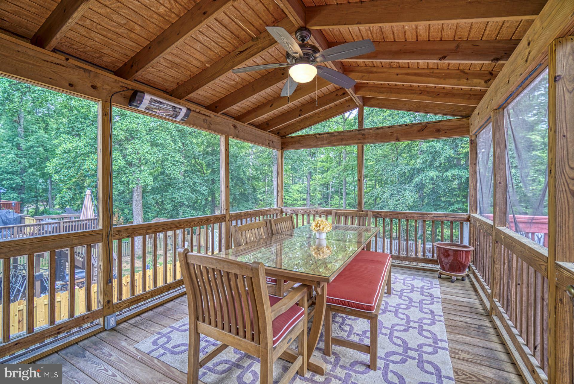 8286 Raindrop Way Springfield, VA 22153 - Photo 25 of 40 Screened-In Porch View 2