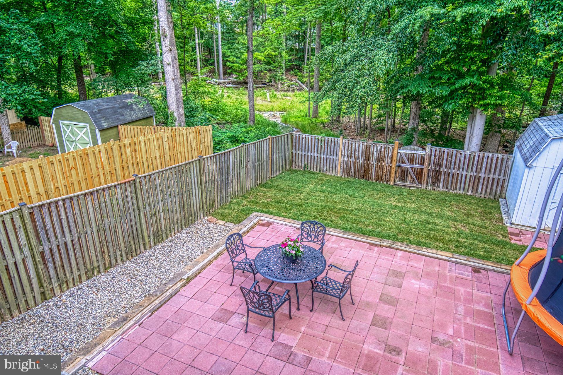 8286 Raindrop Way Springfield, VA 22153 - Photo 27 of 40 Large Patio in Backyard