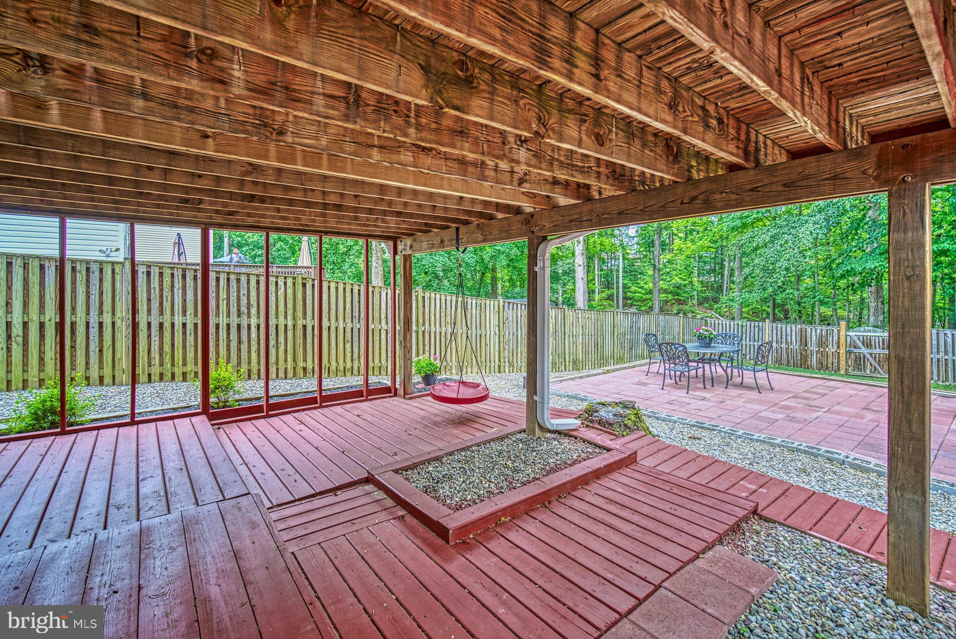 8286 Raindrop Way Springfield, VA 22153 - Photo 29 of 40 More Patio Space Under Deck