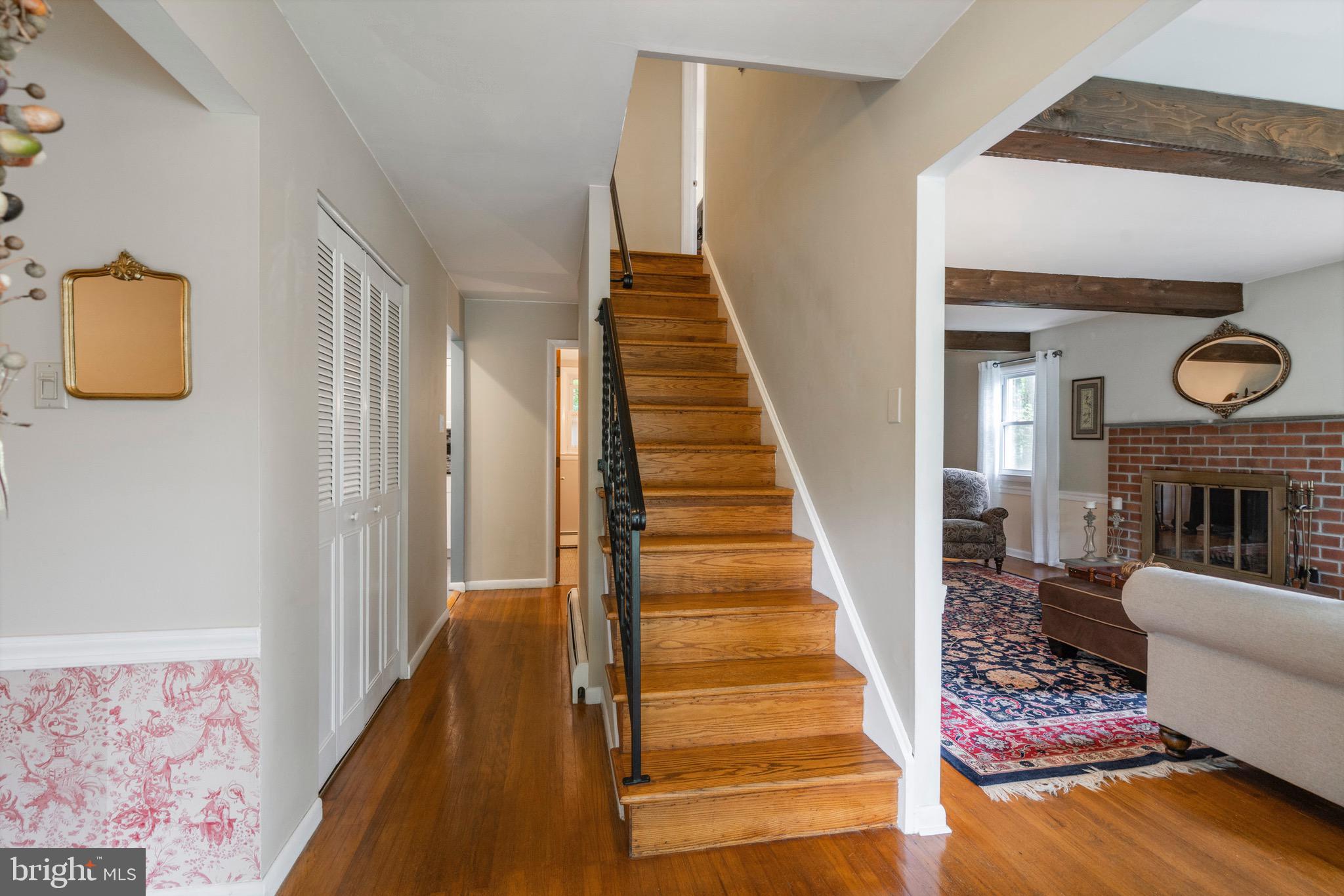 1218 Eagle Road West Chester, PA 19382 - Photo 19 of 51 Entry Foyer hardwood floors and Stairs