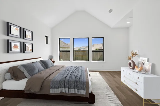 a view of a backyard with a garden