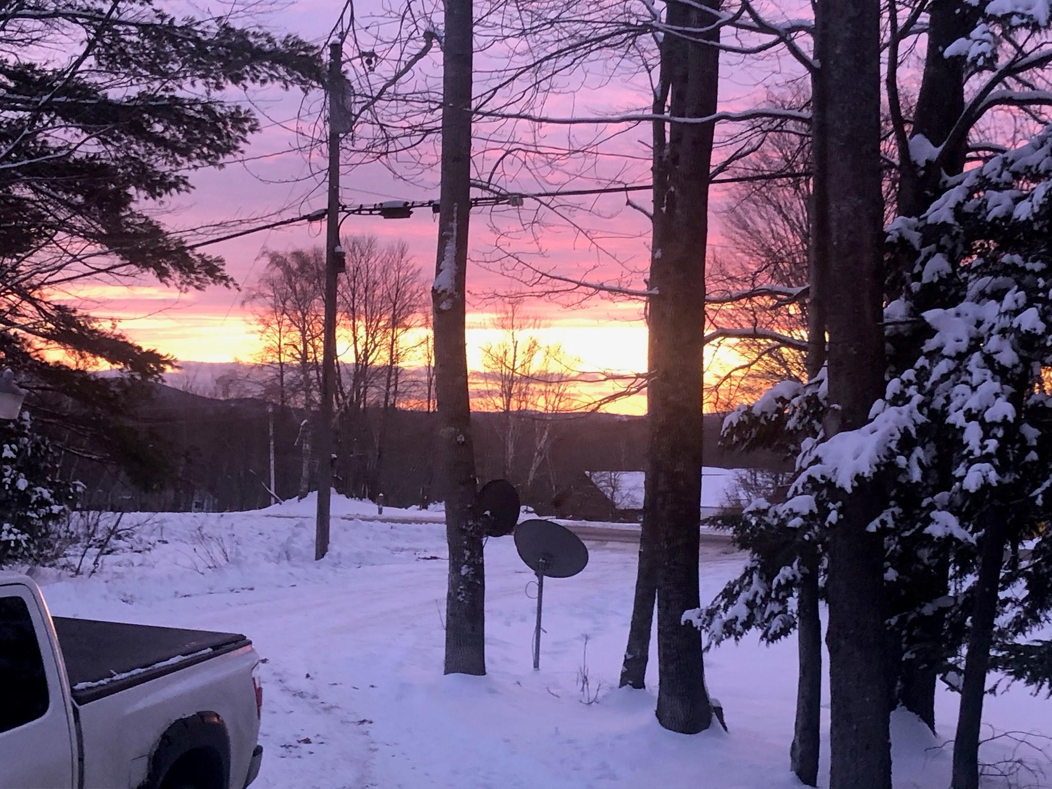 375 Zions Hill Road Chesterville, ME 04938 - Photo 3 of 23 Winter Sunset