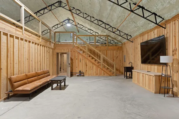 a view of entryway with stairs