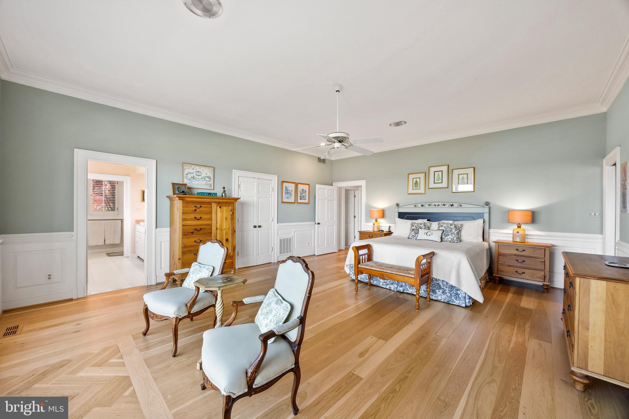 2907 Cox Neck Road East Chester, MD 21619 - Photo 29 of 43 a living room with furniture and a wooden floor