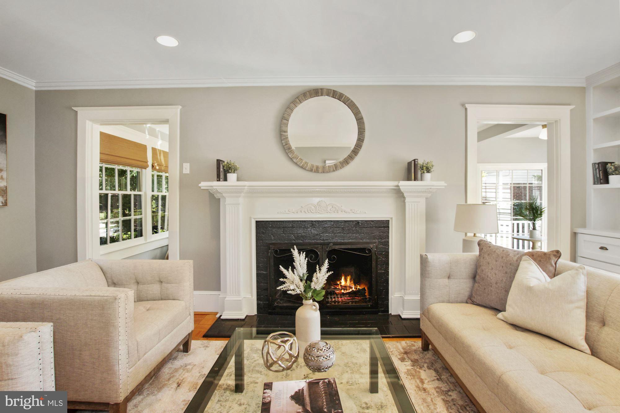3906 Aspen Street Chevy Chase, MD 20815 - Photo 11 of 43 Stunning living room with glorious natural light.