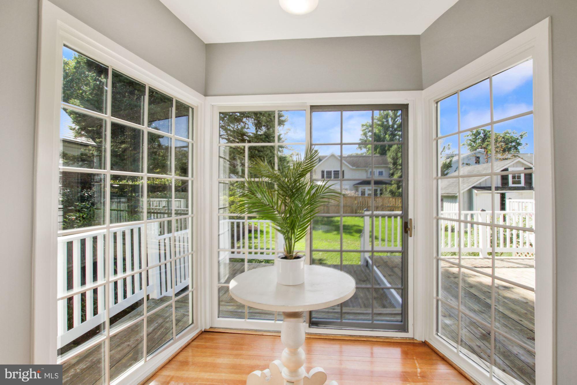 3906 Aspen Street Chevy Chase, MD 20815 - Photo 17 of 43 Framed views & the natural light are wonderful.