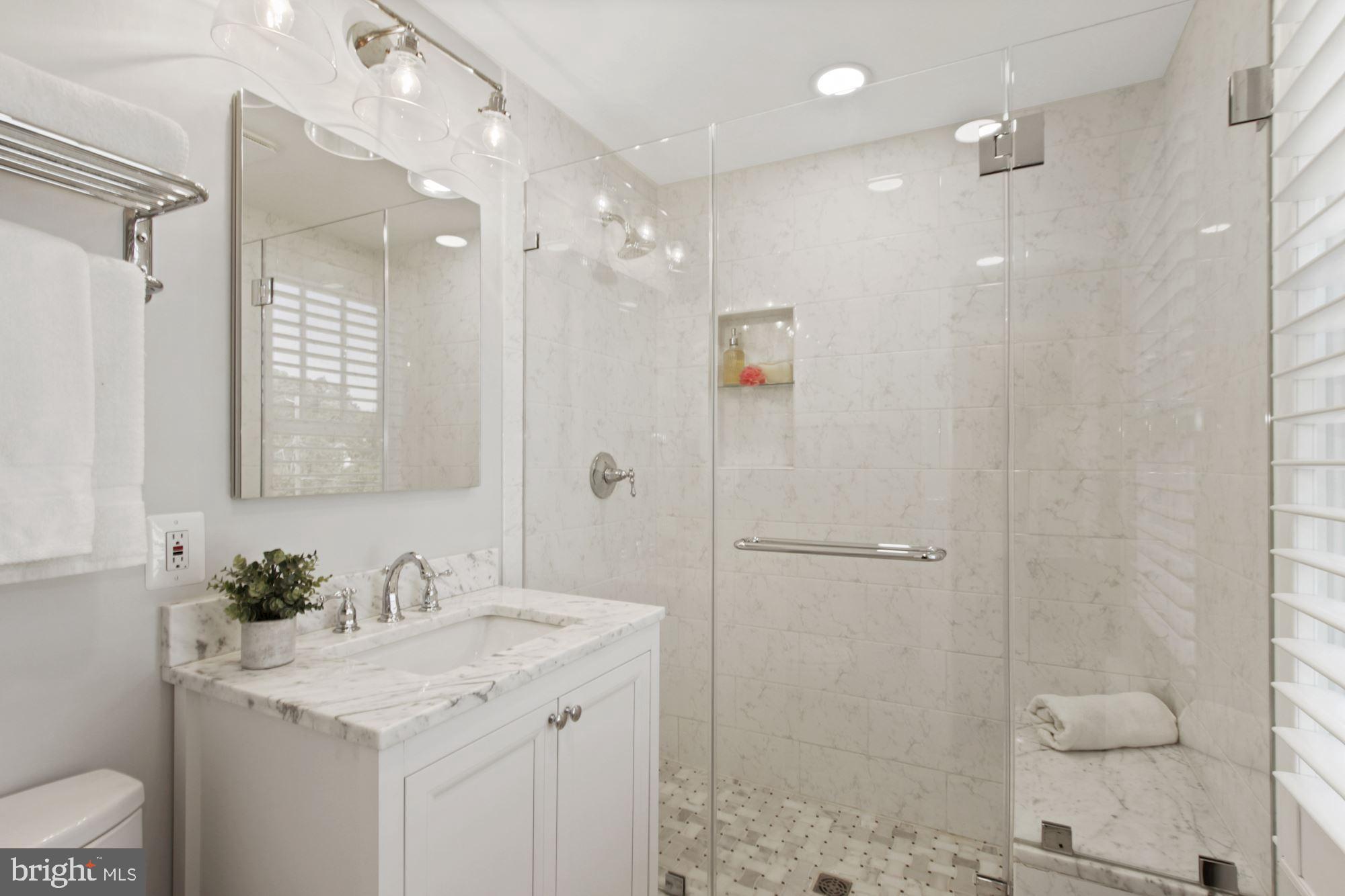 3906 Aspen Street Chevy Chase, MD 20815 - Photo 26 of 43 Updated Owner's bath