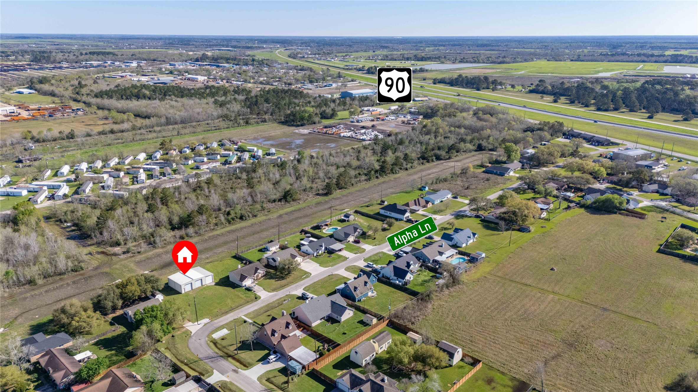1324 Alpha Lane Crosby, TX 77532 - Photo 13 of 20 an aerial view of multiple house