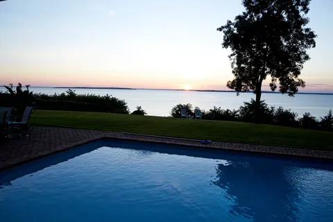 a view of outdoor space with lake view