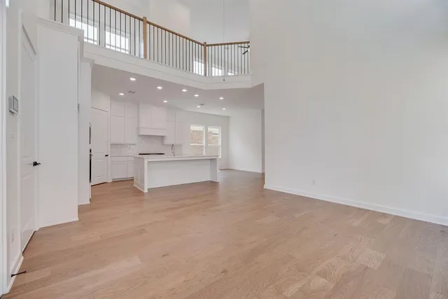 a view of kitchen and windows