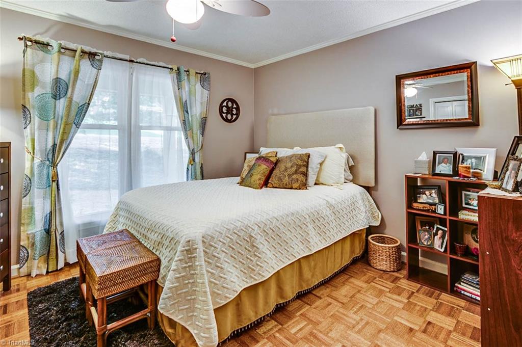 614 Inwood Road Asheboro, NC 27205 - Photo 20 of 33 Bedroom, parquet floors