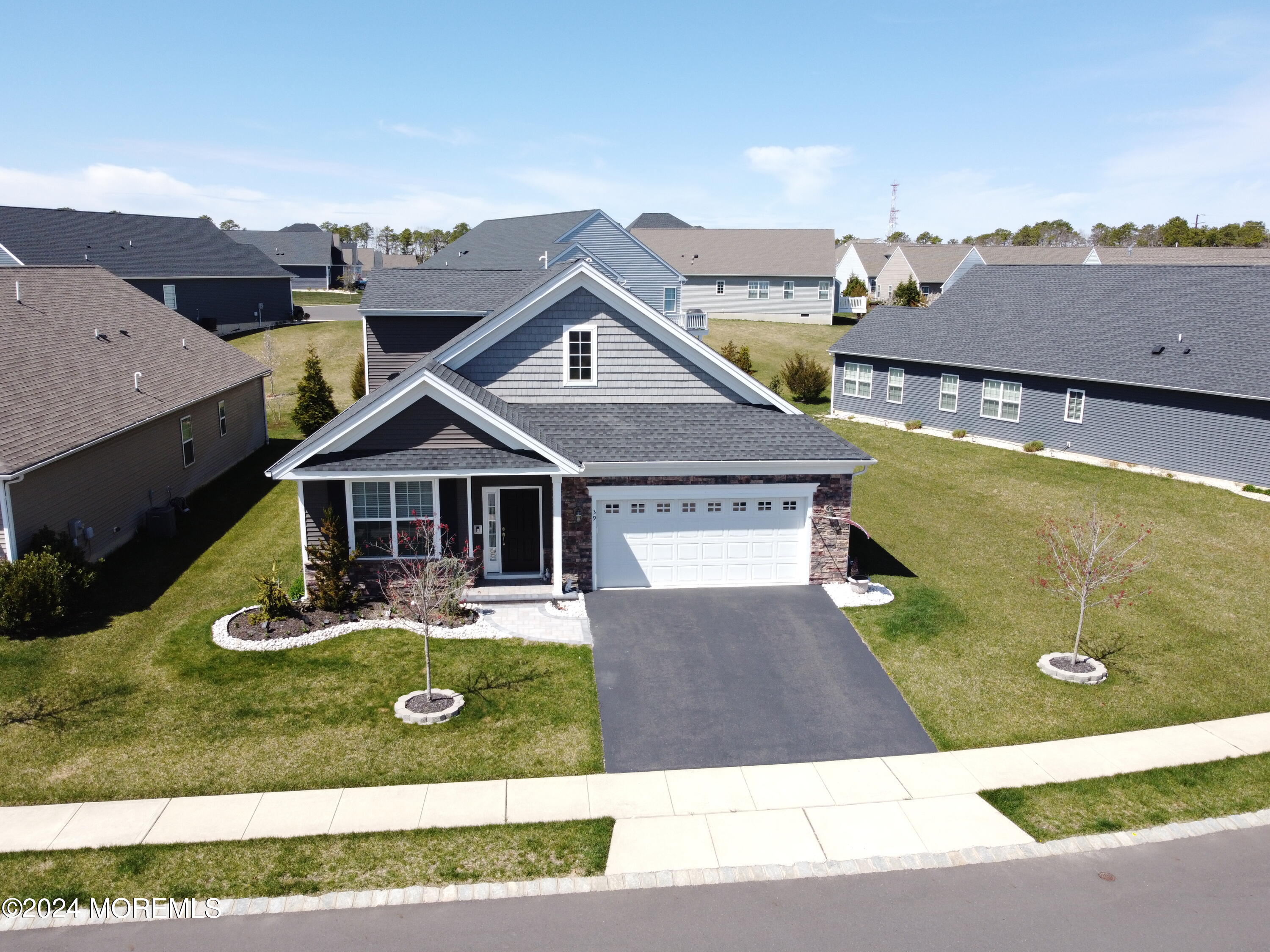 39 Butler Drive Barnegat, NJ 08005 - Photo 35 of 62 an aerial view of a house with a yard