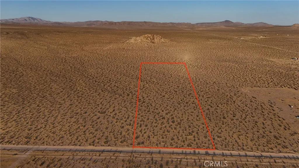 733 Harrod Road Lucerne Valley, CA 92356 - Photo 4 of 9 Red boundary lines on pictures are an estimate and for marketing purposes only. Buyer to verify all aspects of this property including, but not limited to utilities, assessments, boundaries, usage, access, and zoning to satisfy themselves.