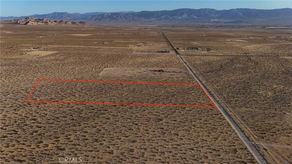 733 Harrod Road Lucerne Valley, CA 92356 - Photo 6 of 9 Red boundary lines on pictures are an estimate and for marketing purposes only. Buyer to verify all aspects of this property including, but not limited to utilities, assessments, boundaries, usage, access, and zoning to satisfy themselves.