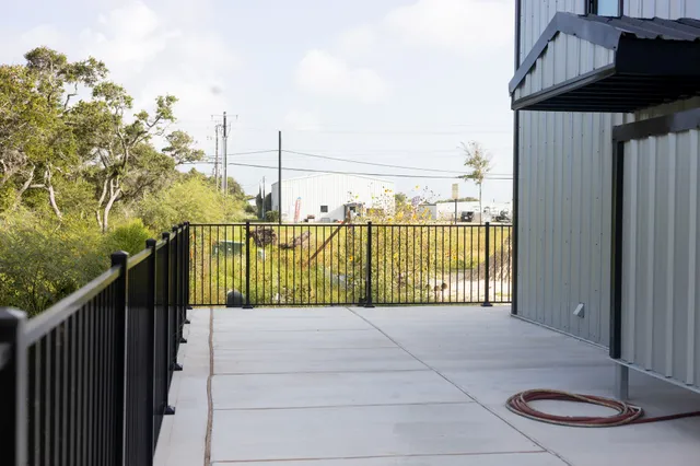 a view of outdoor space and balcony