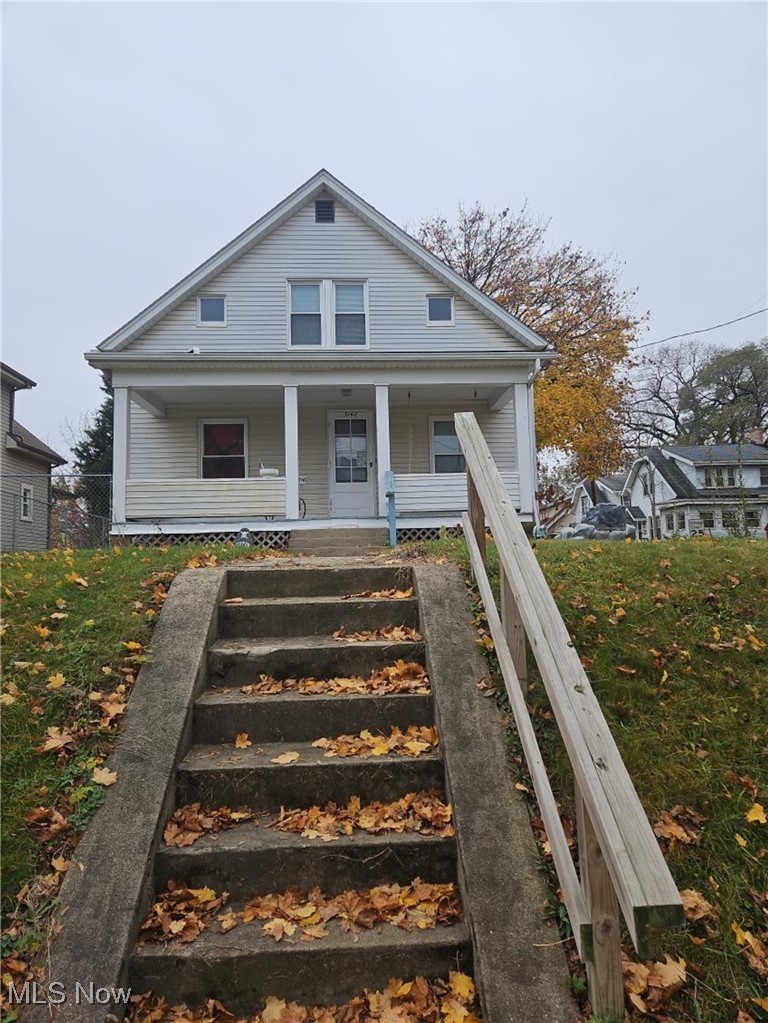 3140 12th Street Northwest Canton, OH 44708 - Photo 1 of 13 Bungalow-style house with a porch