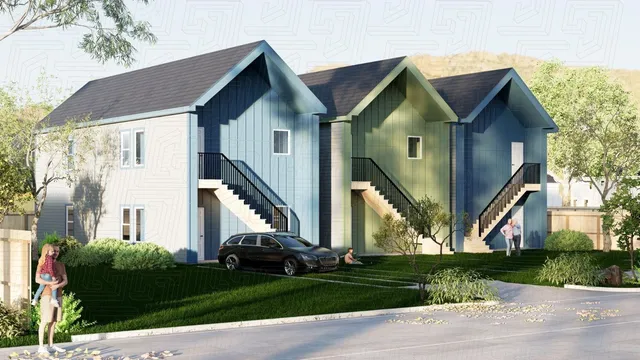 a view of a house and a yard