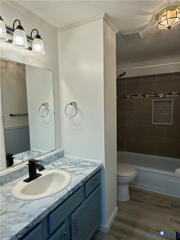 4602 Morning Hill Court Midlothian, VA 23112 - Photo 12 of 22 a bathroom with a granite countertop sink toilet and shower