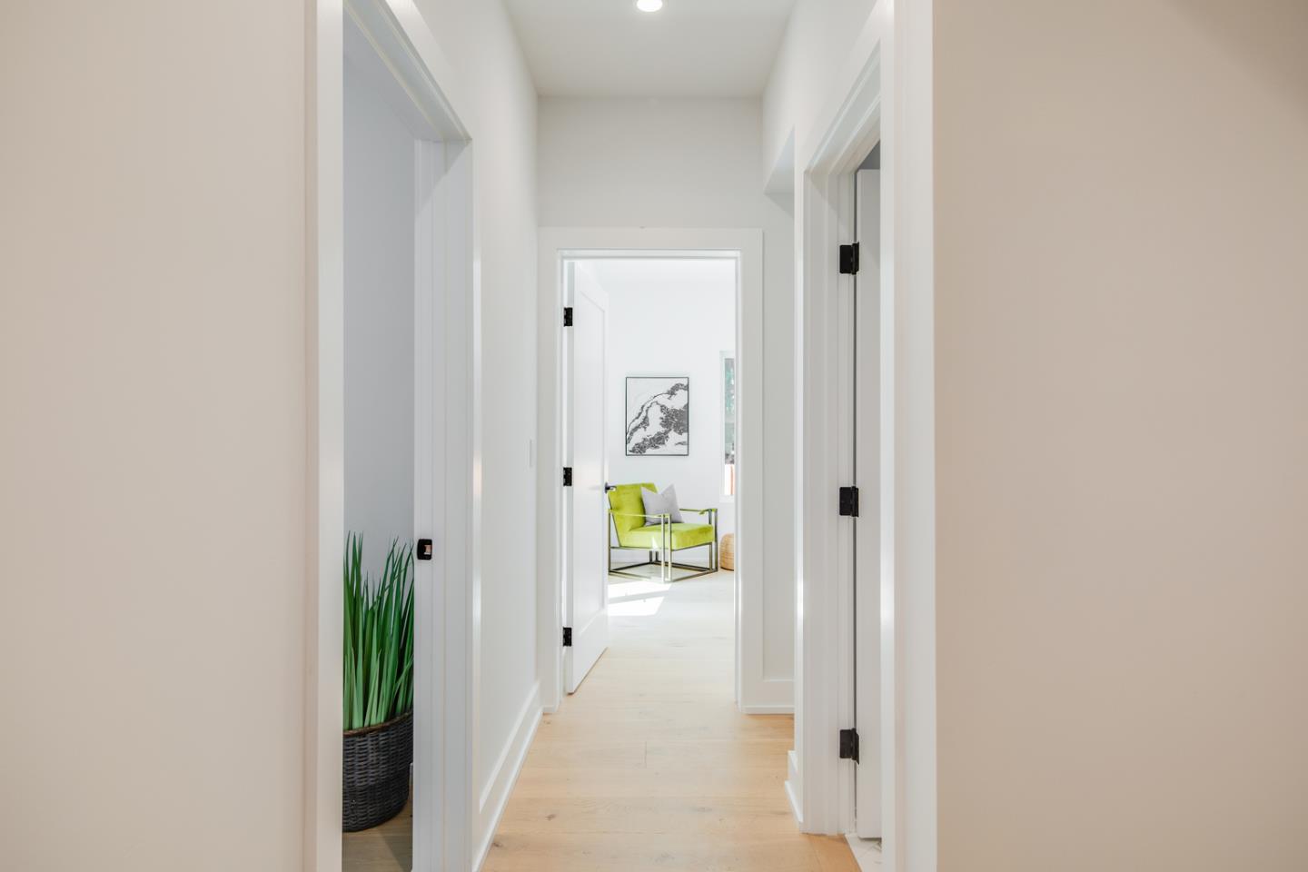 846 Portola Road Portola Valley, CA 94028 - Photo 21 of 80 a view of an entryway with wooden floor