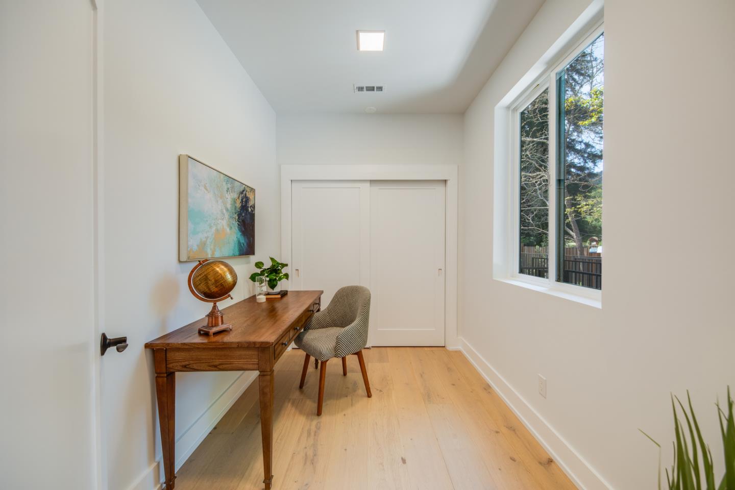 846 Portola Road Portola Valley, CA 94028 - Photo 24 of 80 a dining room with furniture and wooden floor