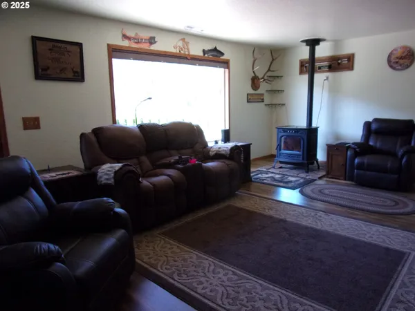 a close view of fireplace