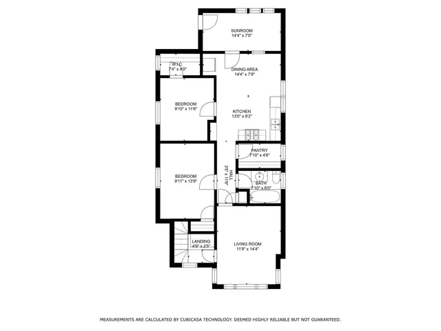 a picture of a bench in front of door