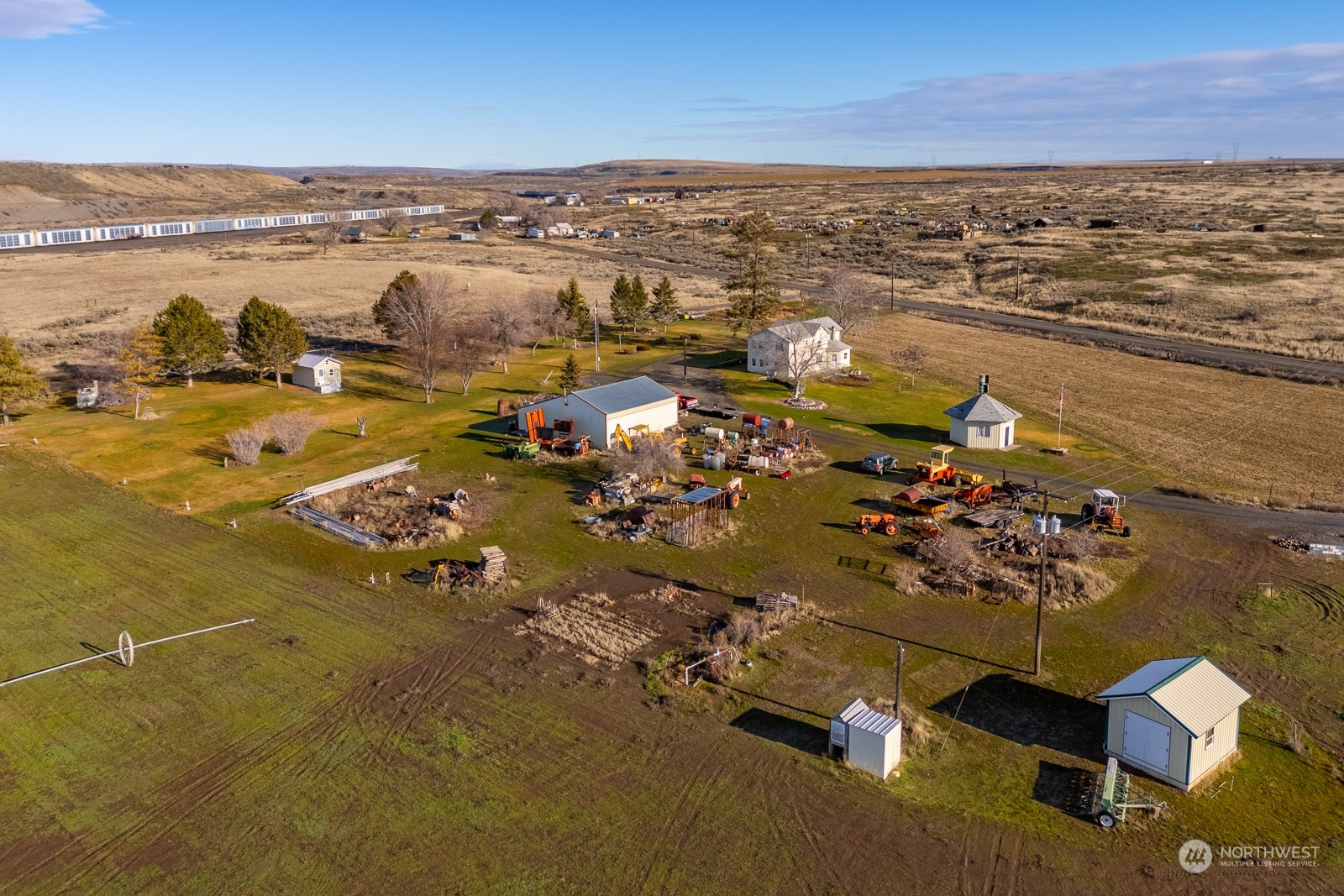 20226 Adrian Road Northeast Soap Lake, WA 98851 - Photo 10 of 35 an aerial view of residential building with ocean
