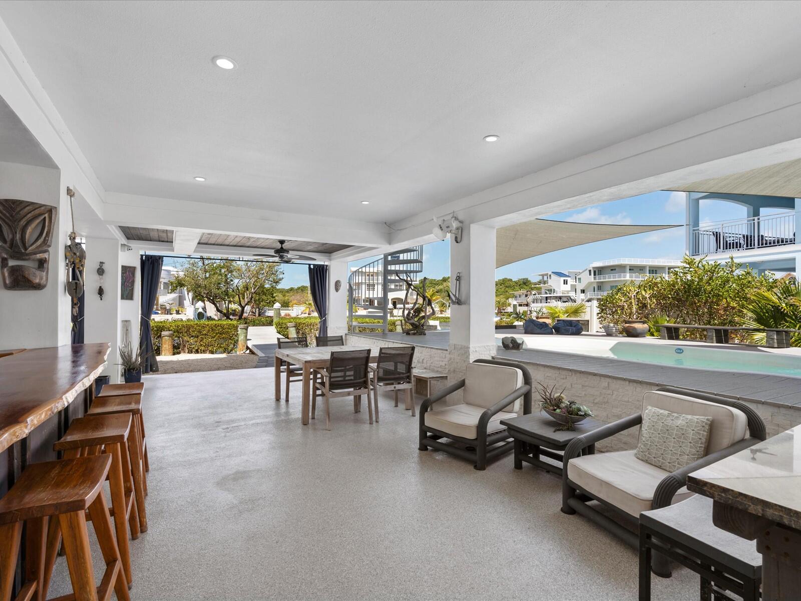 117 La Paloma Road Key Largo, FL 33037 - Photo 15 of 106 Ground Floor Entertainment Space