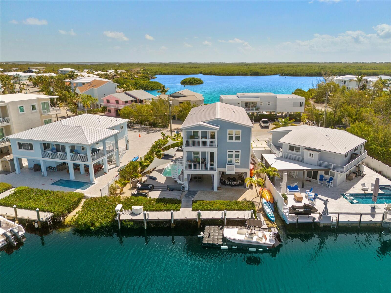 117 La Paloma Road Key Largo, FL 33037 - Photo 4 of 106 Drone Photography Rear