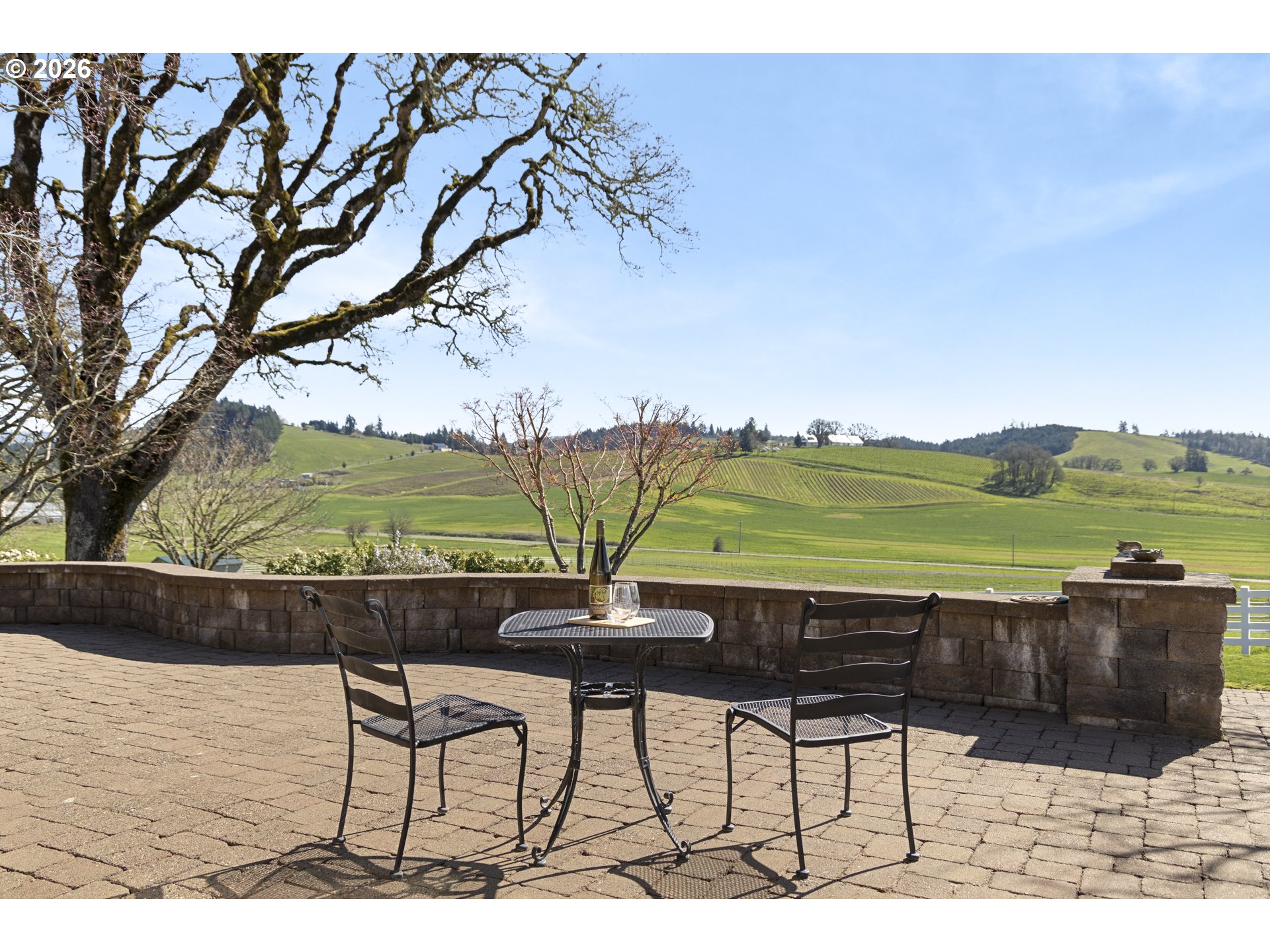 17795 Northeast Laughlin Road Yamhill, OR 97148 - Photo 23 of 48 a view of a chairs and table on the terrace