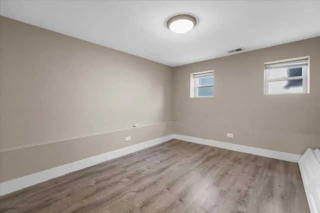 wooden floor in an empty room
