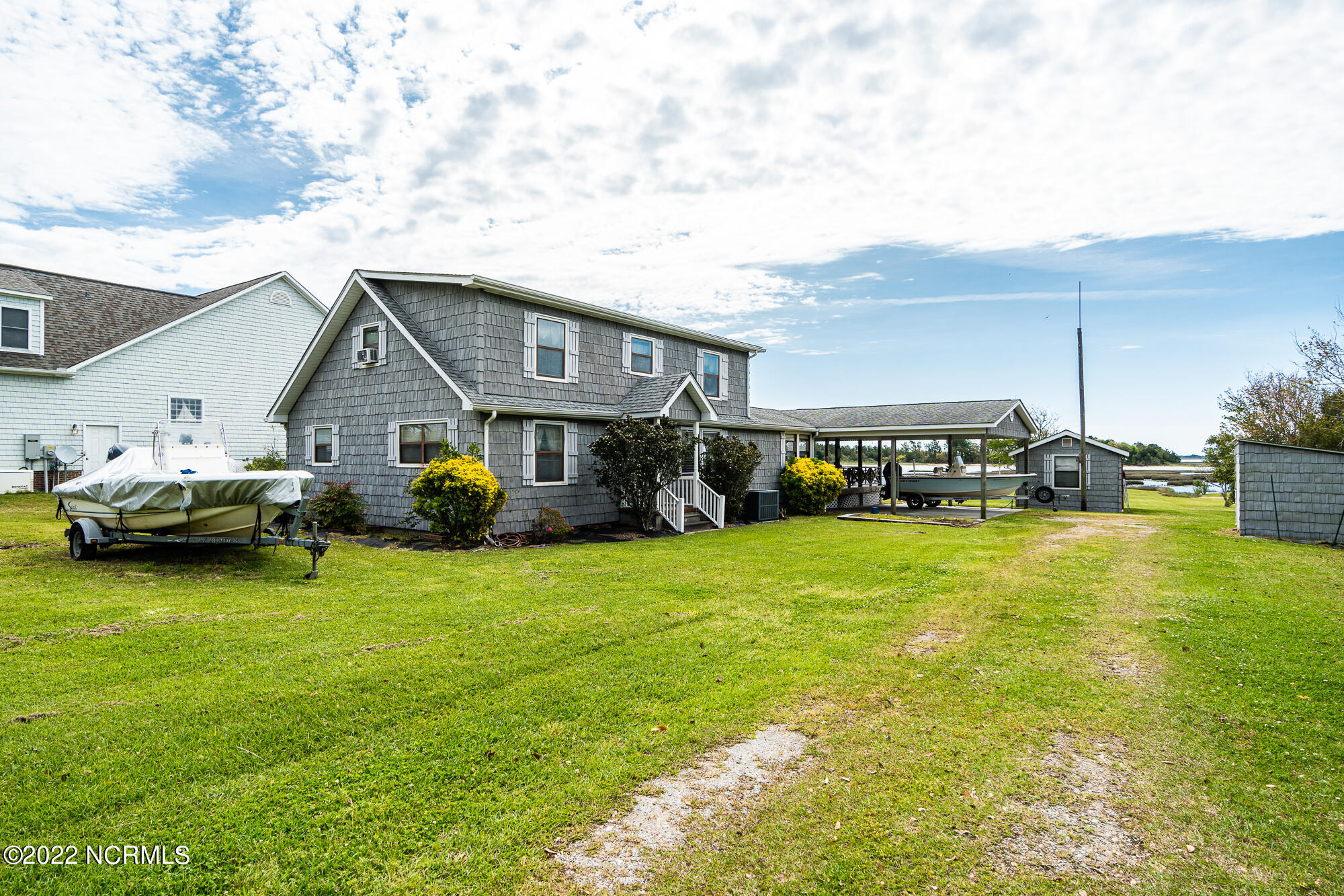 216 Peninsula Manor Road Hubert, NC 28539 - Photo 1 of 54 Road view of house